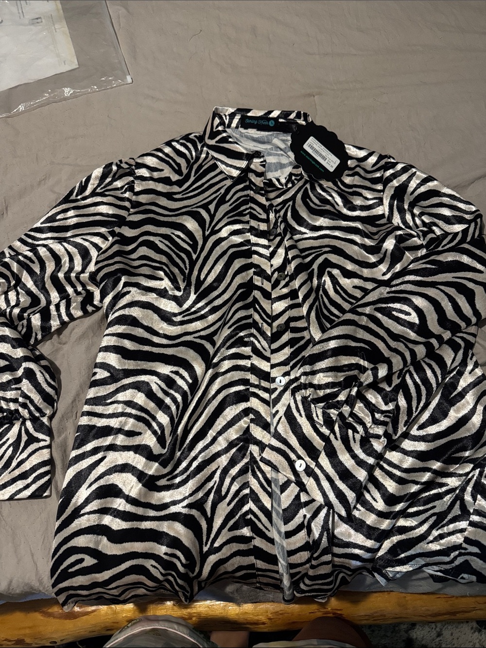 Sterling Kreek zebra top